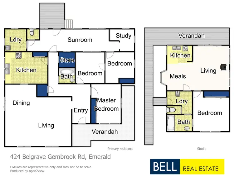 Floorplan of Homely house listing, 424 Belgrave-Gembrook Road, Emerald VIC 3782