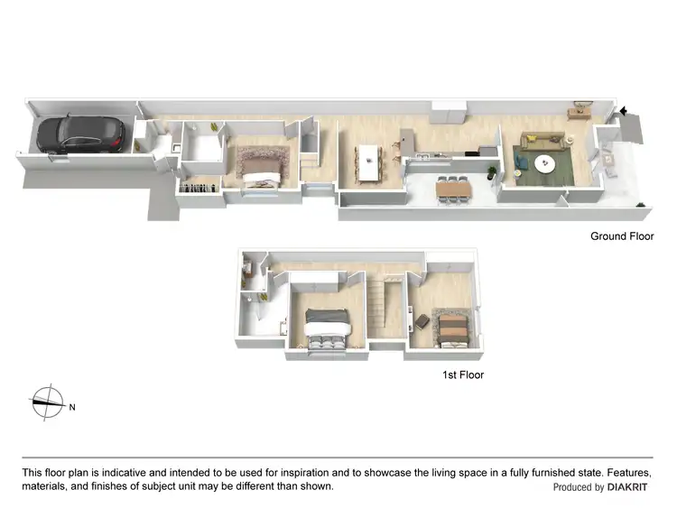 Floorplan of Homely townhouse listing, 1/12 Ridge Street, Ettalong Beach NSW 2257