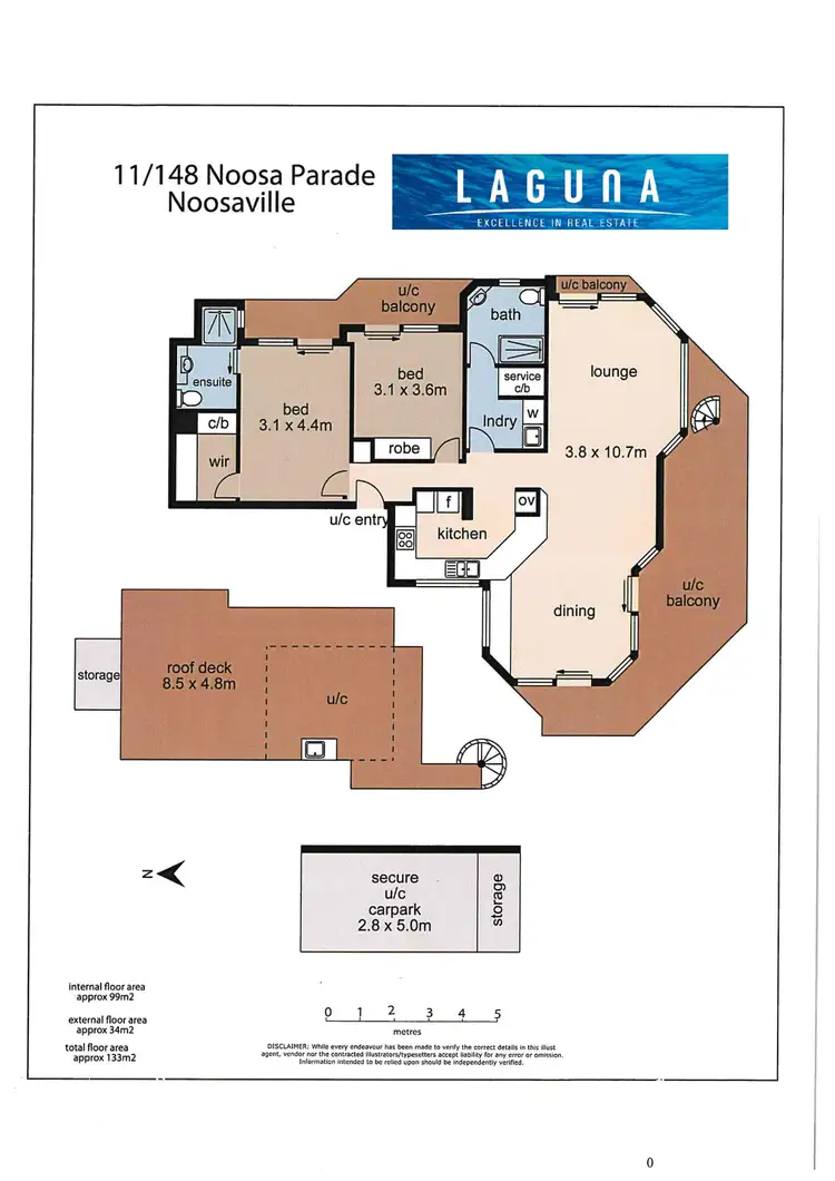 Floorplan of Homely unit listing, 11/144 Noosa Parade, Noosaville QLD 4566