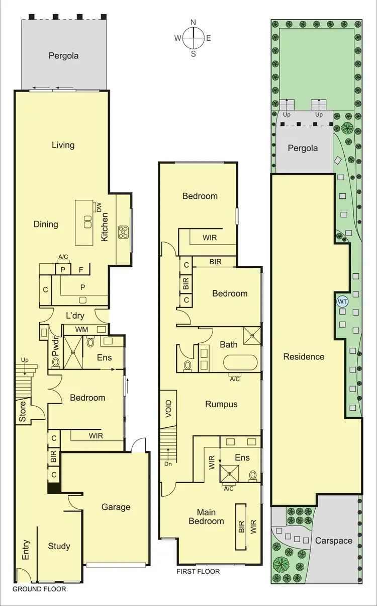 Floorplan of Homely townhouse listing, 40b Saturn Street, Caulfield South VIC 3162