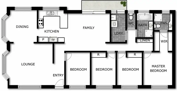 Floorplan of Homely house listing, 7 Trickett Place, Isabella Plains ACT 2905