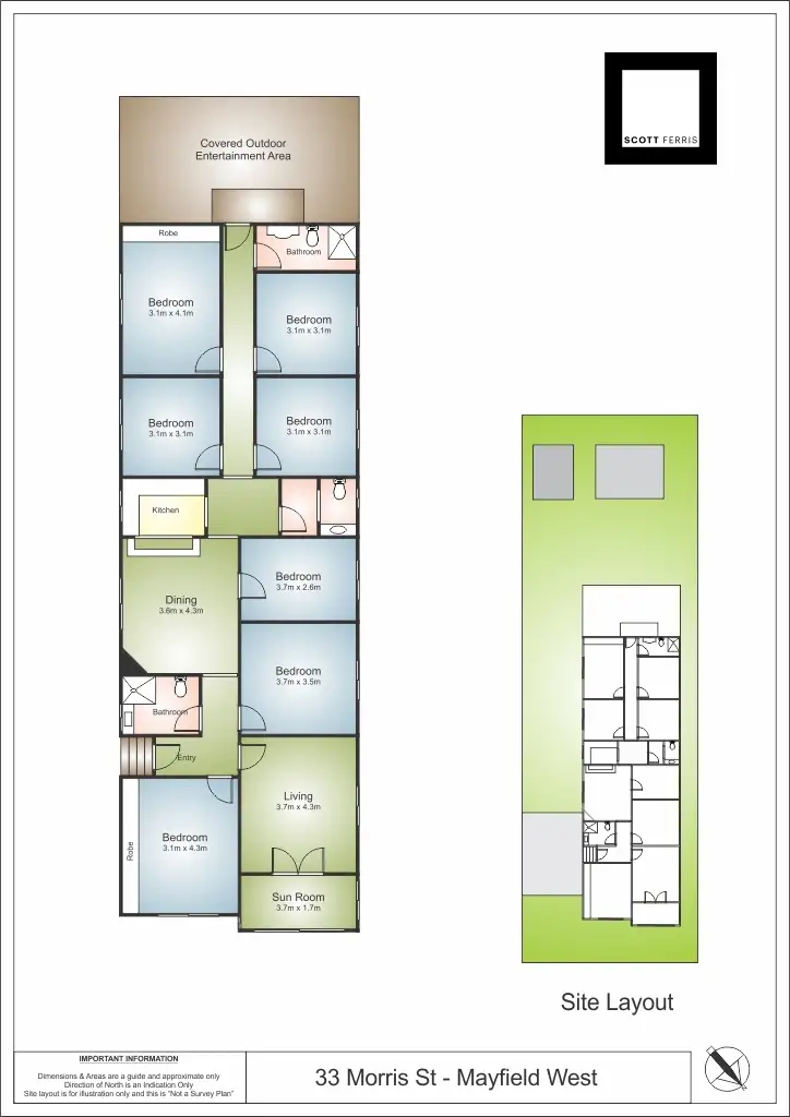 Floorplan of Homely house listing, 33 Morris Street, Mayfield NSW 2304