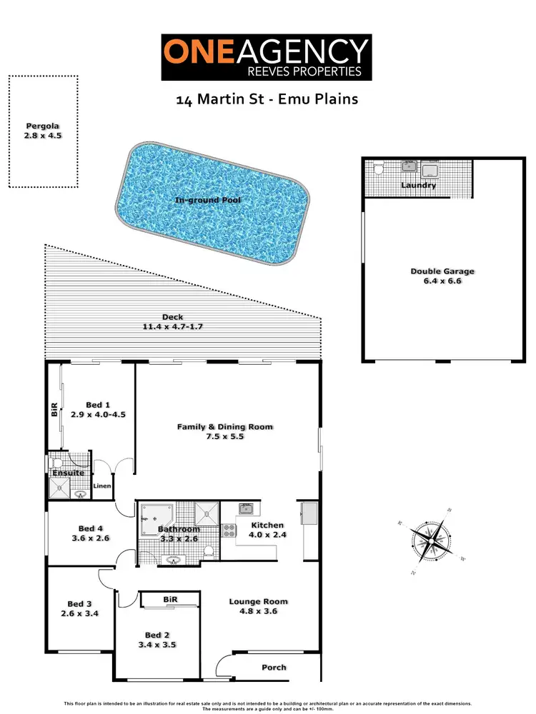 Floorplan of Homely house listing, 14 Martin Street, Emu Plains NSW 2750