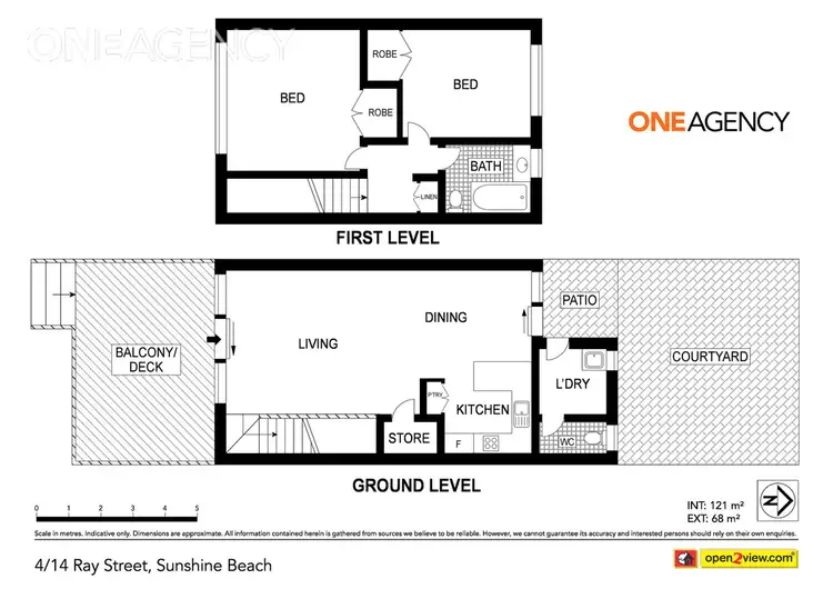 Floorplan of Homely townhouse listing, 4/14 Ray Street, Sunshine Beach QLD 4567