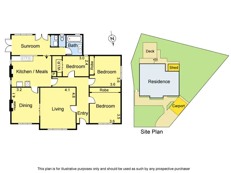 Floorplan of Homely house listing, 46 Airlie Road, Montmorency VIC 3094