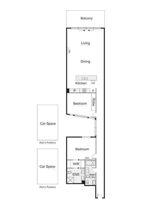 Floorplan of Homely apartment listing, 308/49 Beach Street, Port Melbourne VIC 3207