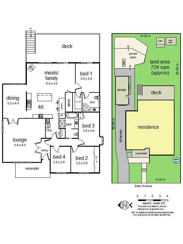 Floorplan of Homely house listing, 13 Eden Avenue, Heathmont VIC 3135