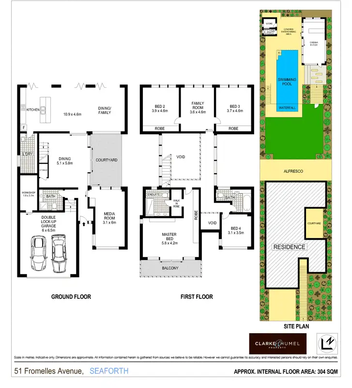Floorplan of Homely house listing, 51 Fromelles Avenue, Seaforth NSW 2092