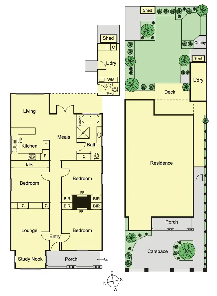 Floorplan of Homely house listing, 184 Hotham Street, Elsternwick VIC 3185