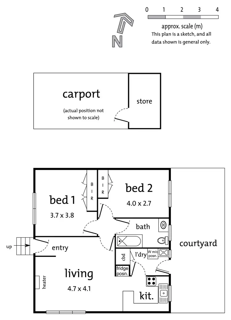 Floorplan of Homely unit listing, 5/4 Rosedale Crescent, Ringwood East VIC 3135