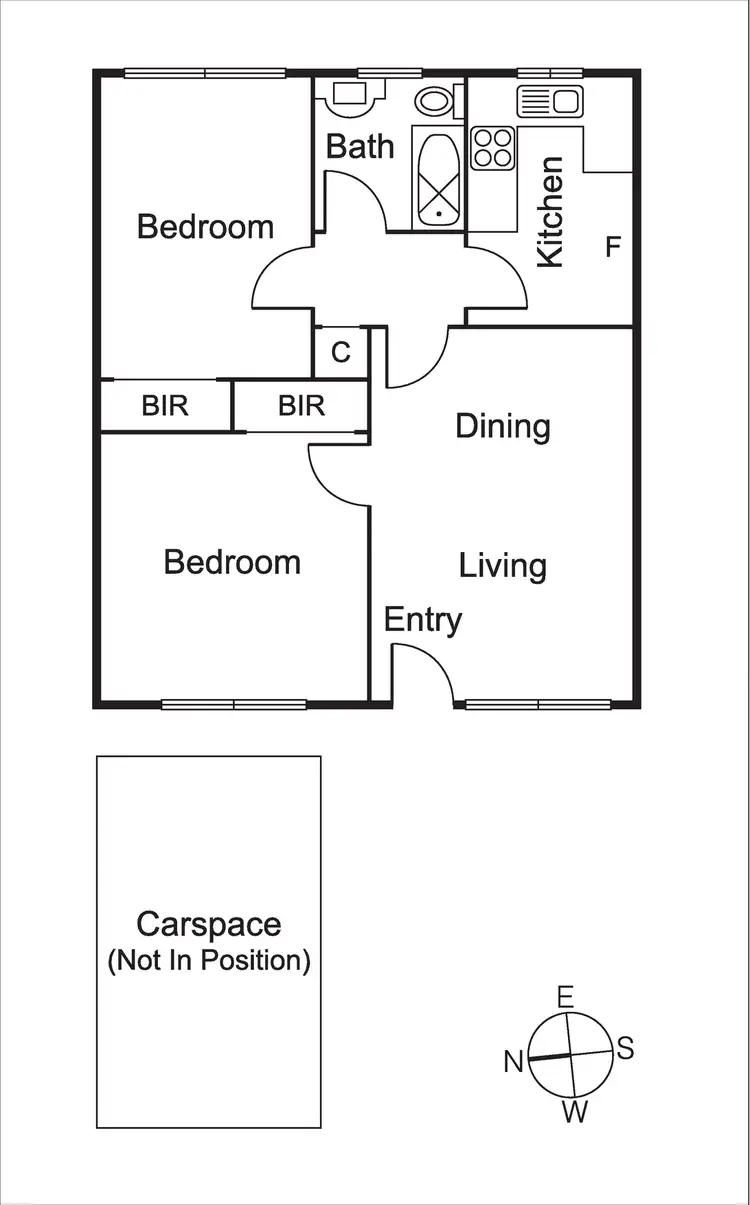 Floorplan of Homely apartment listing, 3/8 Hudson Street, Caulfield North VIC 3161