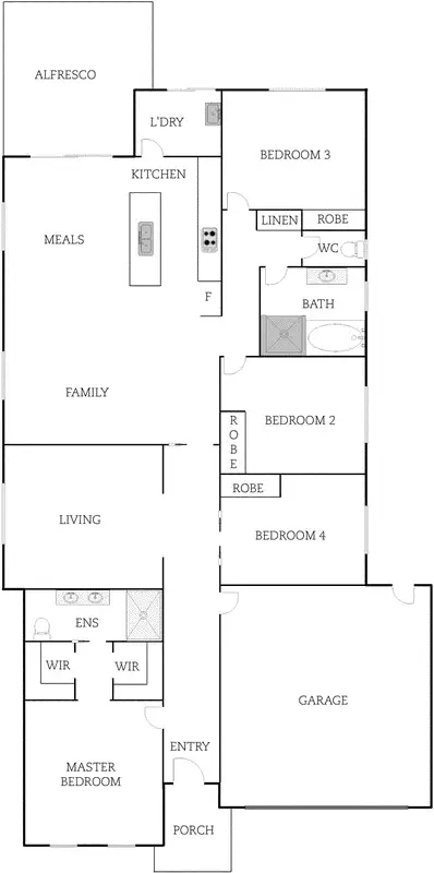 Floorplan of Homely house listing, 42 Overall Avenue, Casey ACT 2913