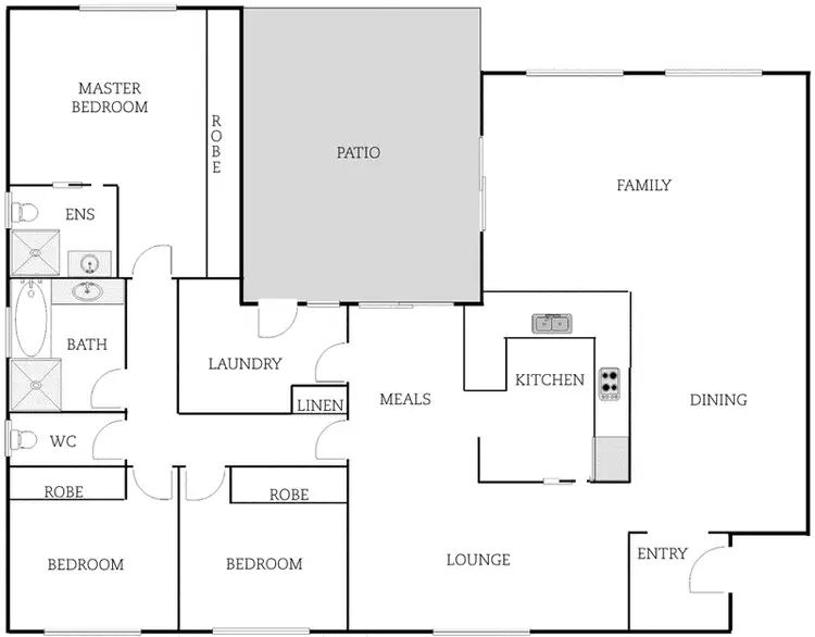 Floorplan of Homely house listing, 47 Kirwan Circuit, Stirling ACT 2611