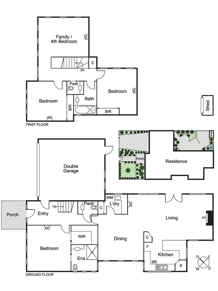 Floorplan of Homely townhouse listing, 1/4 Glen Orme Avenue, Mckinnon VIC 3204