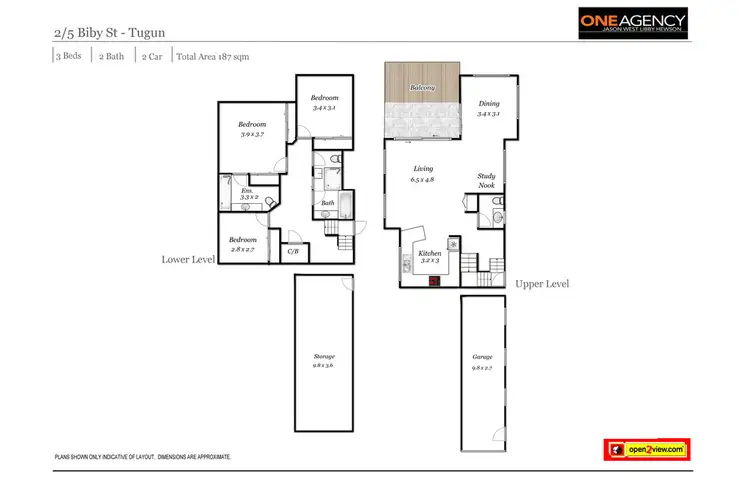 Floorplan of Homely semi-detached listing, 2/5 Biby Street, Tugun QLD 4224