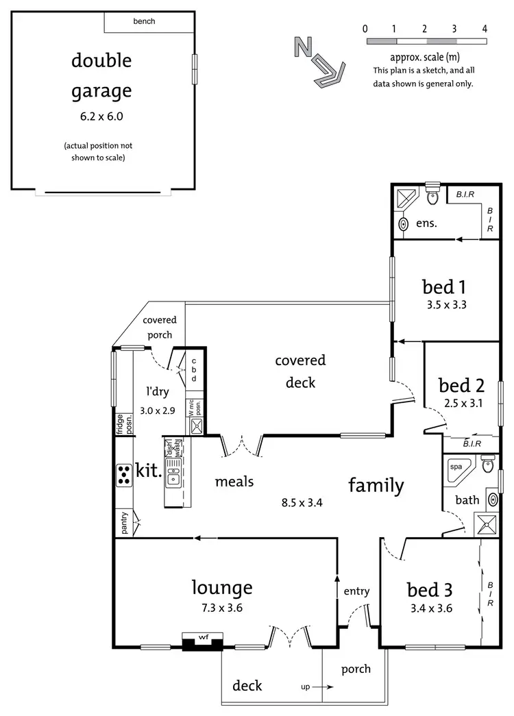 Floorplan of Homely house listing, 3 Leonard Street, Ringwood VIC 3134