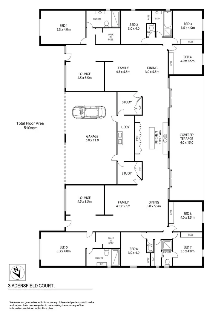 Floorplan of Homely house listing, 3 Adensfield Court, Cooroibah QLD 4565