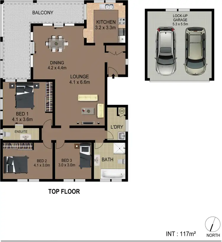 Floorplan of Homely apartment listing, 10/13 Nielsen Avenue, Carlton NSW 2218