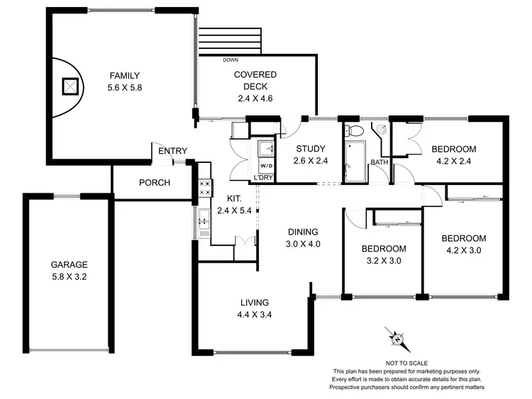 Floorplan of Homely house listing, 6 Lydford Road, Ferntree Gully VIC 3156