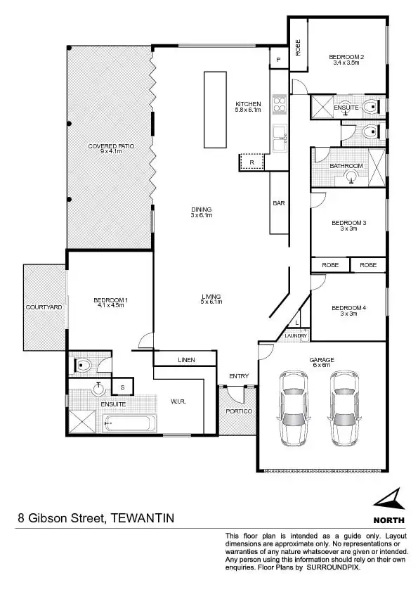 Floorplan of Homely house listing, 8 Gibson Street, Tewantin QLD 4565