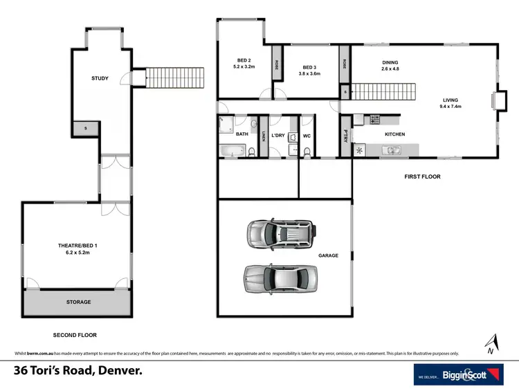 Floorplan of Homely house listing, 36 Toris Road, Denver VIC 3461