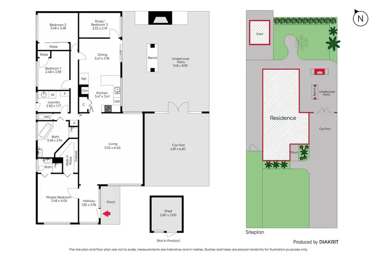 Floorplan of Homely house listing, 46 Pentland Drive, Epping VIC 3076