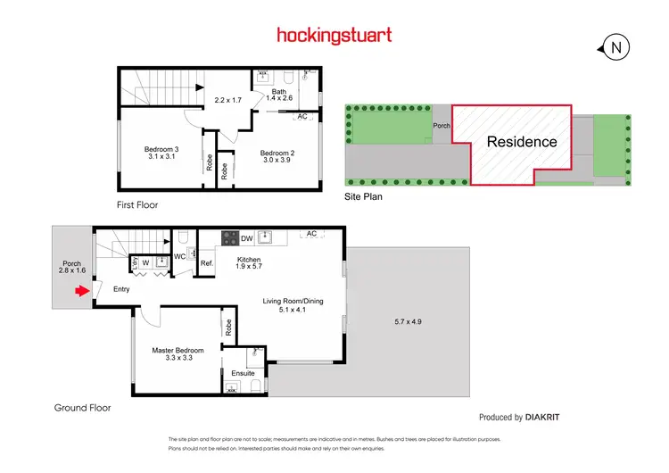 Floorplan of Homely townhouse listing, 1/99 Stanhope Street, West Footscray VIC 3012