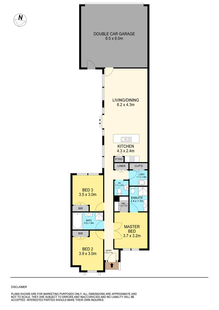 Floorplan of Homely house listing, 6 Bastow Lane, Lucas VIC 3350