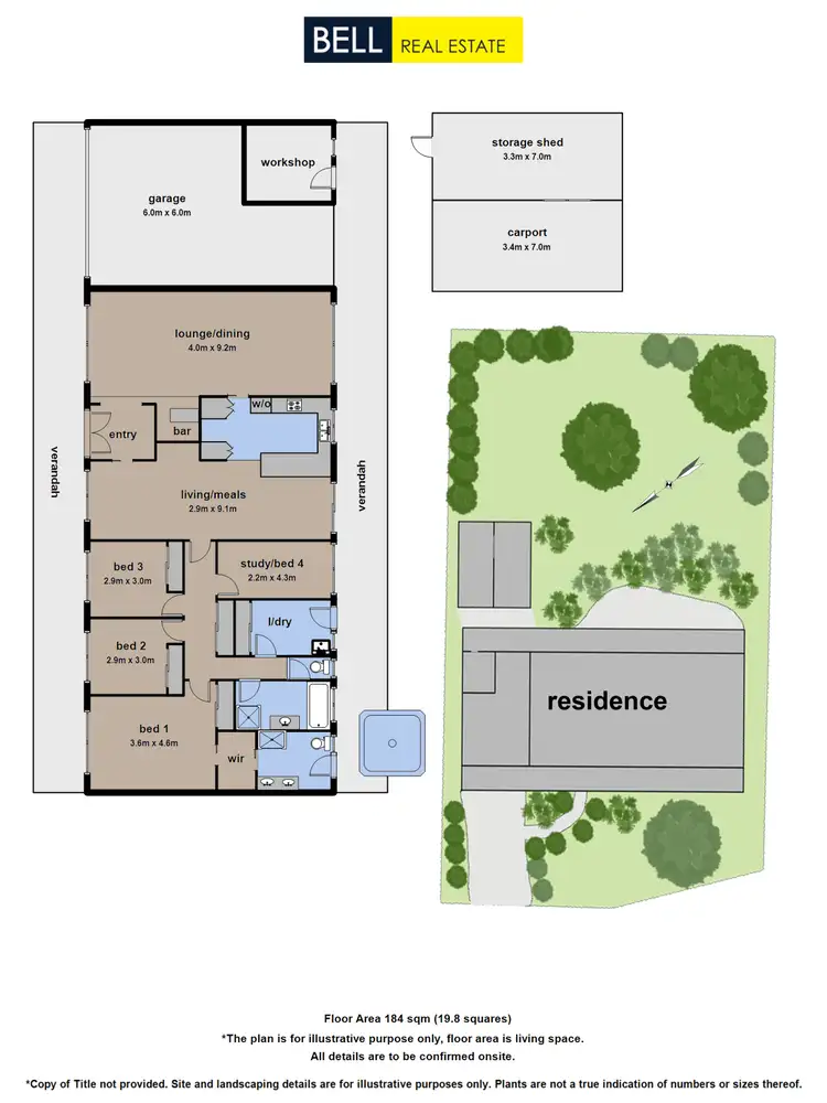 Floorplan of Homely house listing, 4 St Georges Avenue, Montrose VIC 3765