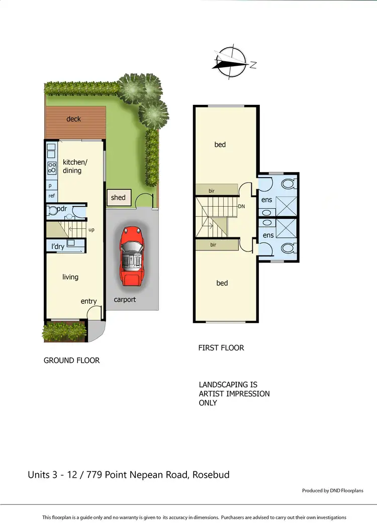 Floorplan of Homely unit listing, 3-13/779 Point Nepean Road, Rosebud VIC 3939