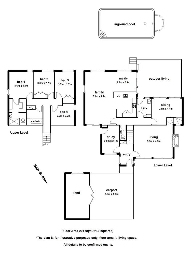 Floorplan of Homely house listing, 122 Bastow Road, Lilydale VIC 3140