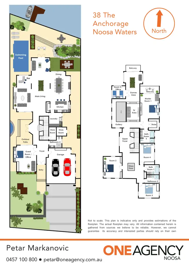 Floorplan of Homely house listing, 38 The Anchorage, Noosa Waters QLD 4566
