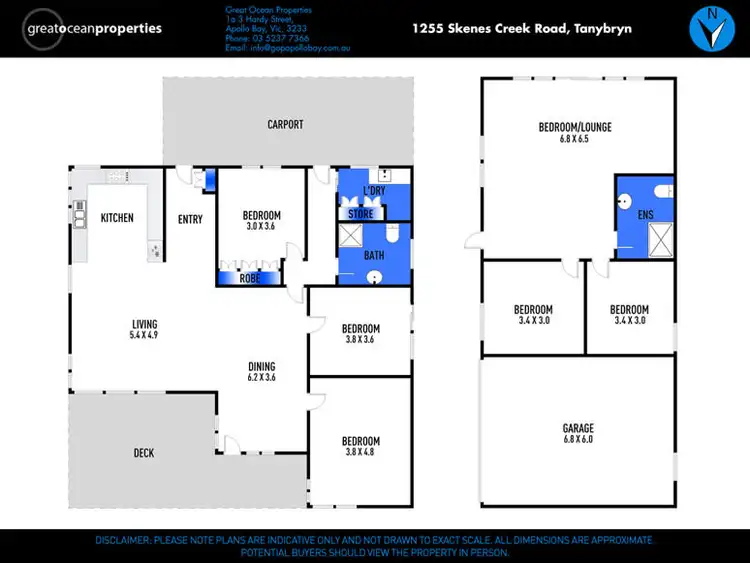 Floorplan of Homely rural property listing, 1255 Skenes Creek Road, Tanybryn VIC 3249