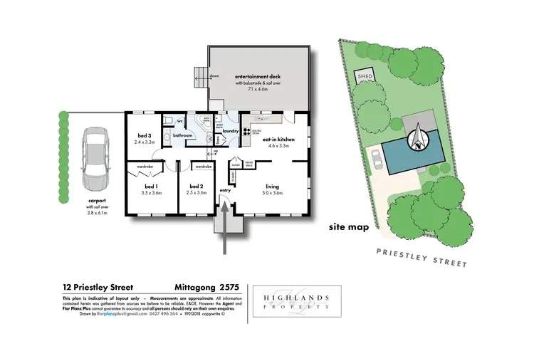 Floorplan of Homely house listing, 12 Priestley Street, Mittagong NSW 2575