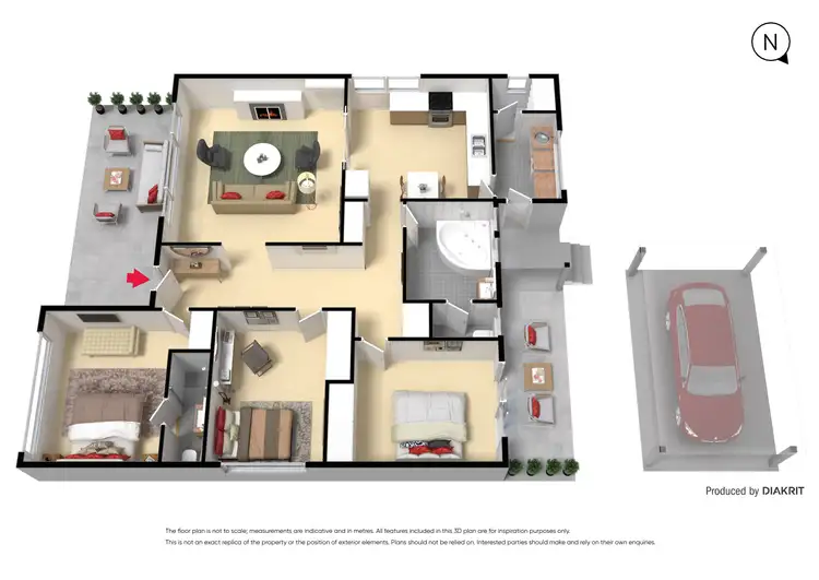 Floorplan of Homely unit listing, 1/31 Parer Street, Frankston VIC 3199