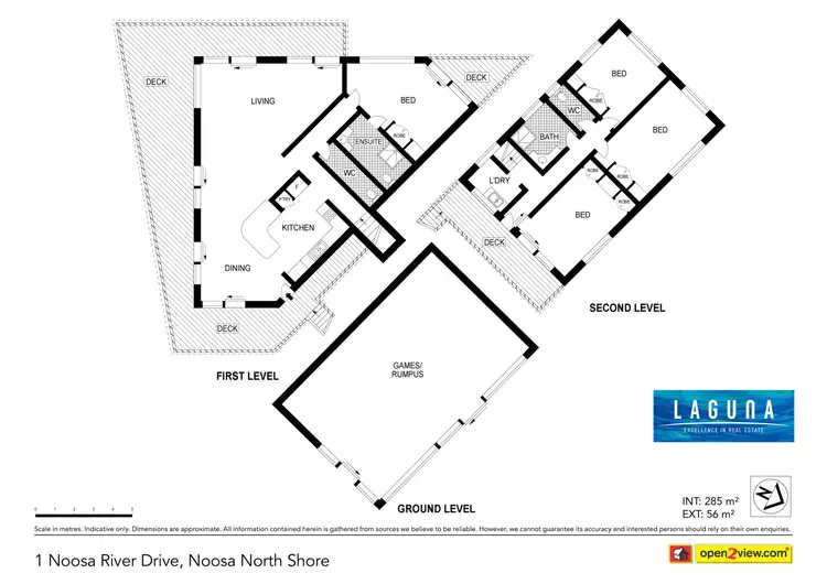 Floorplan of Homely house listing, 1 Noosa River Drive, Noosa North Shore QLD 4565