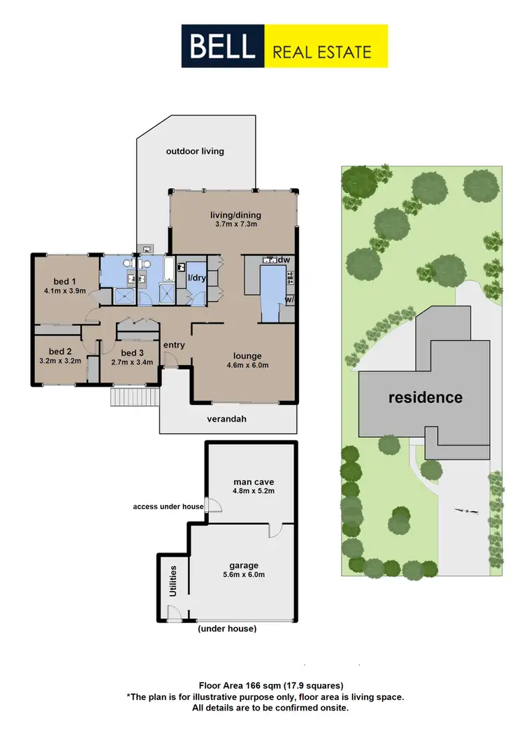 Floorplan of Homely house listing, 7 Hillside Avenue, Boronia VIC 3155