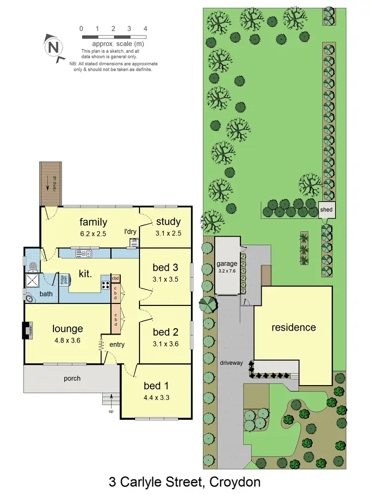 Floorplan of Homely house listing, 3 Carlyle Street, Croydon VIC 3136