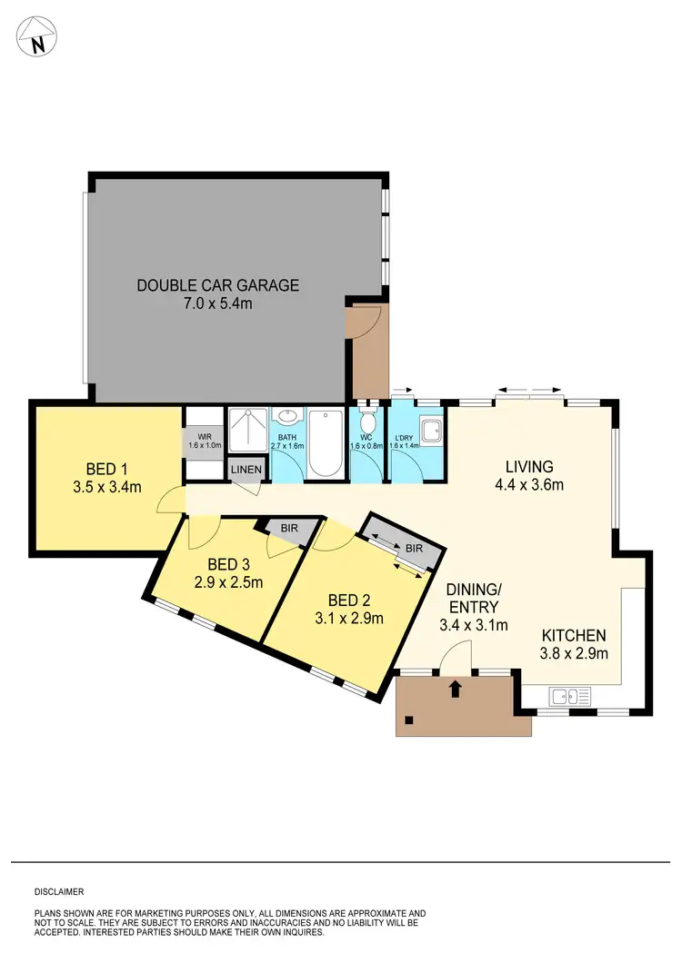 Floorplan of Homely house listing, 12a Ludbrook Court, Brown Hill VIC 3350