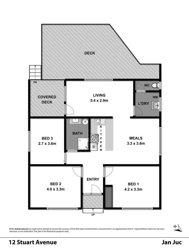 Floorplan of Homely house listing, 12 Stuart Avenue, Jan Juc VIC 3228