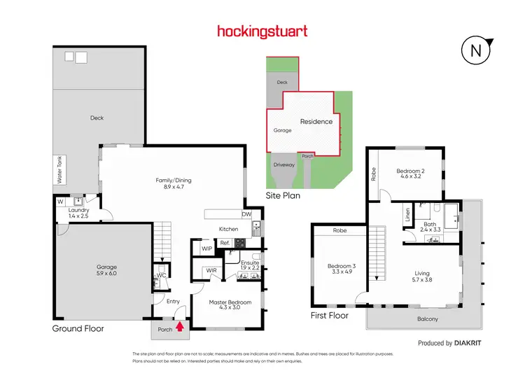 Floorplan of Homely townhouse listing, 14A/14B Parkside Crescent, Torquay VIC 3228