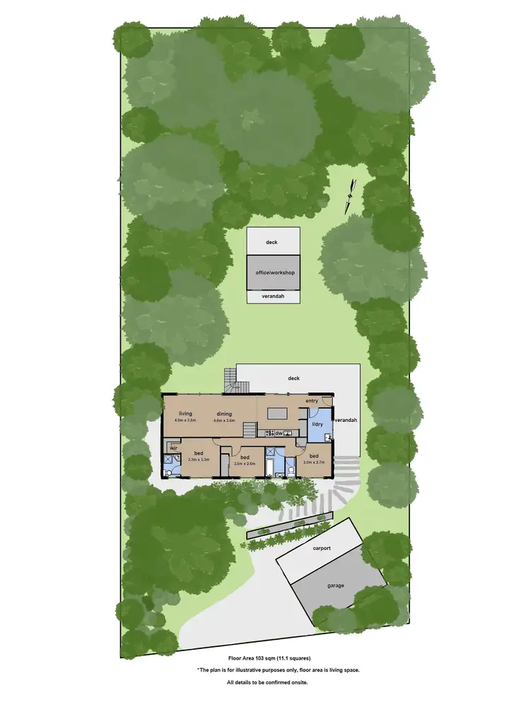Floorplan of Homely house listing, 10 Ternes Road, Upwey VIC 3158