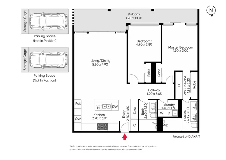 Floorplan of Homely apartment listing, 1402/145 Queensberry Street, Carlton VIC 3053