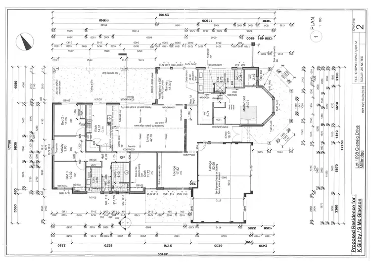 Floorplan of Homely house listing, 25 Glenelg Drive, Millbridge WA 6232
