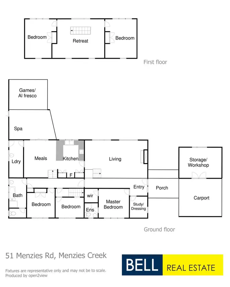 Floorplan of Homely house listing, 51 Menzies Road, Menzies Creek VIC 3159