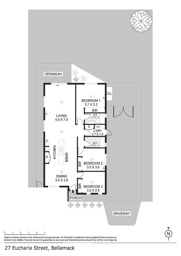 Floorplan of Homely house listing, 27 Eucharia Street, Bellamack NT 832