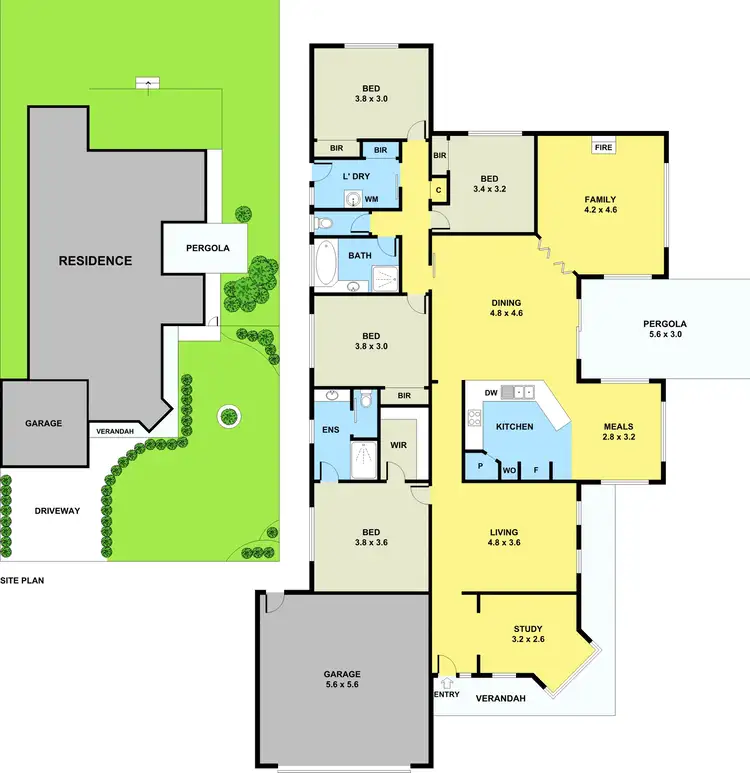Floorplan of Homely house listing, 12 Tasman Way, Pakenham VIC 3810