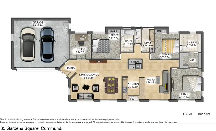 Floorplan of Homely house listing, 35 Gardens Square, Currimundi QLD 4551