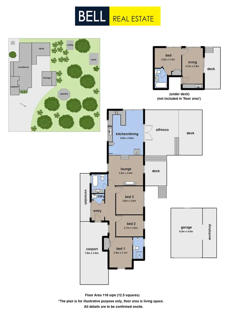 Floorplan of Homely house listing, 55 Ridge Road, Mount Dandenong VIC 3767
