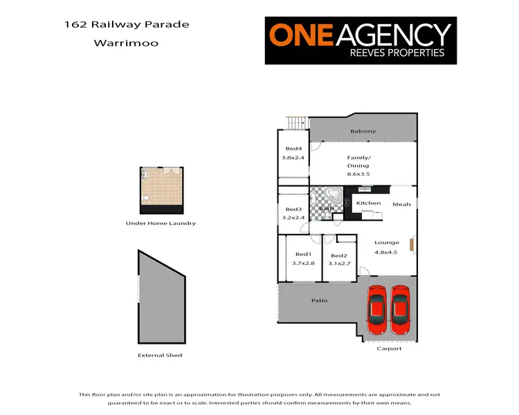 Floorplan of Homely house listing, 162 Railway  Parade, Warrimoo NSW 2774